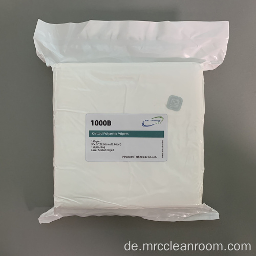 1000b Lint frei gestrickte Polyester Industrial Cleanroom Tücher